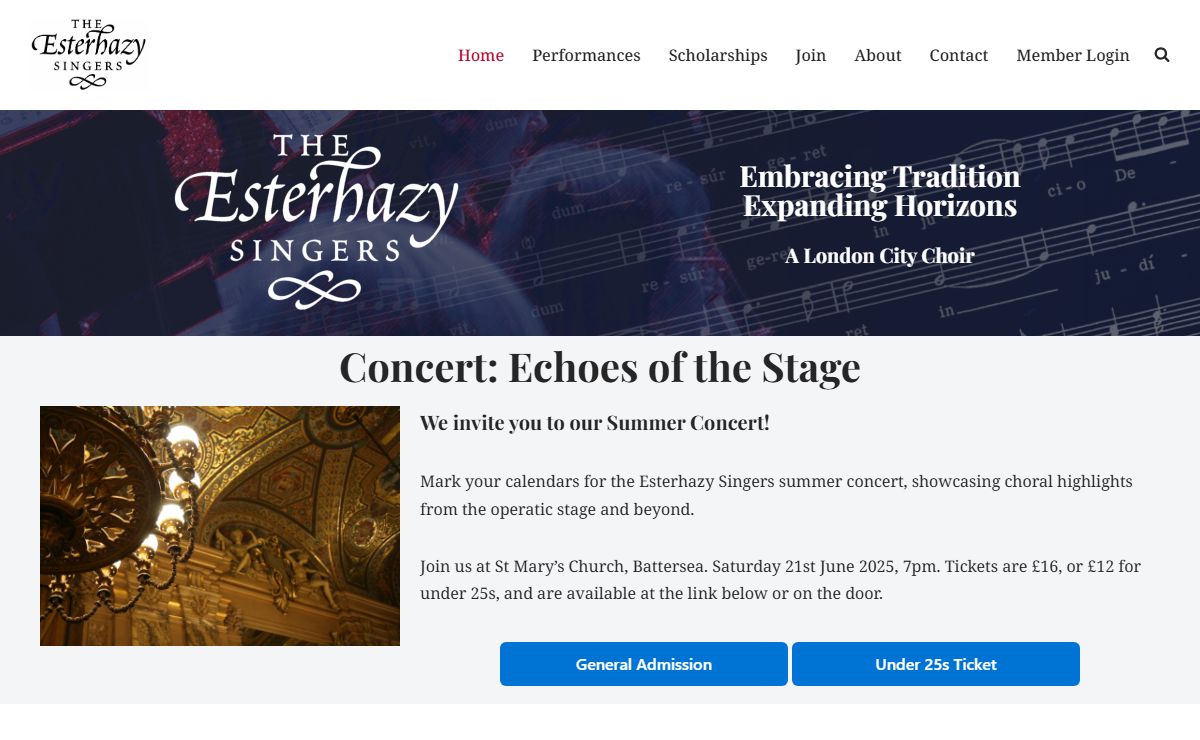 Home - The Esterhazy Singers