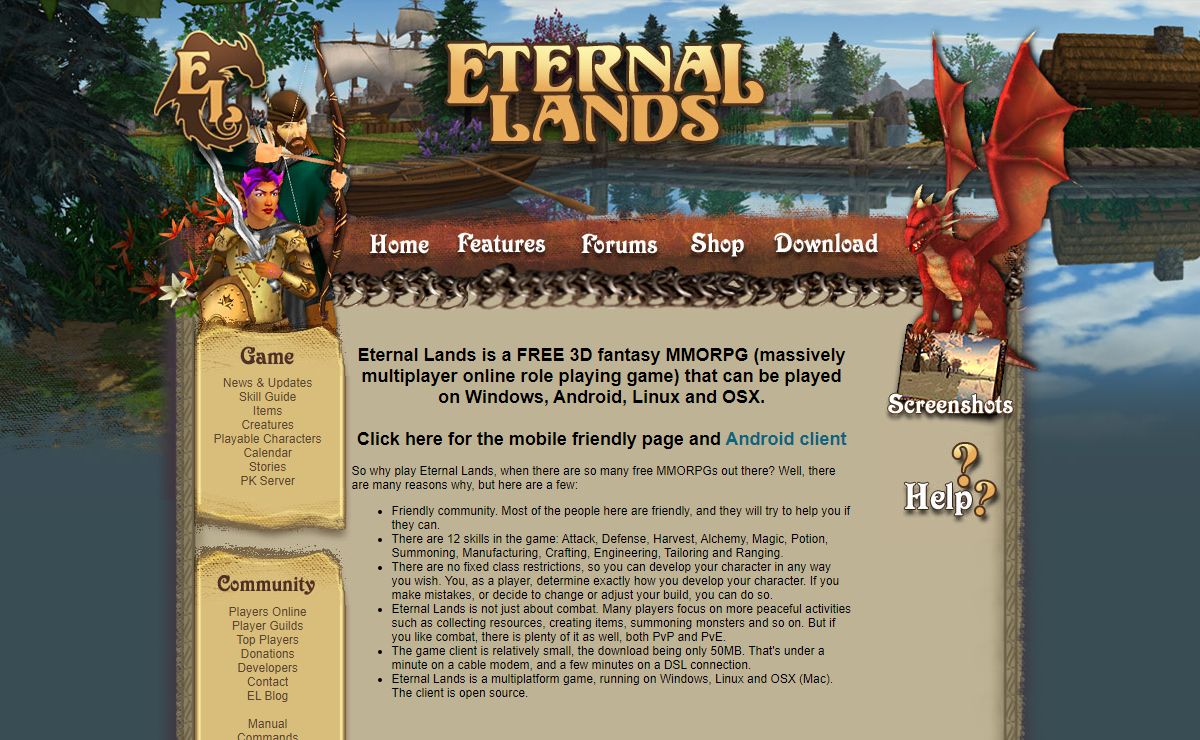 www.Eternal-Lands.com - The Official Eternal Lands Website!