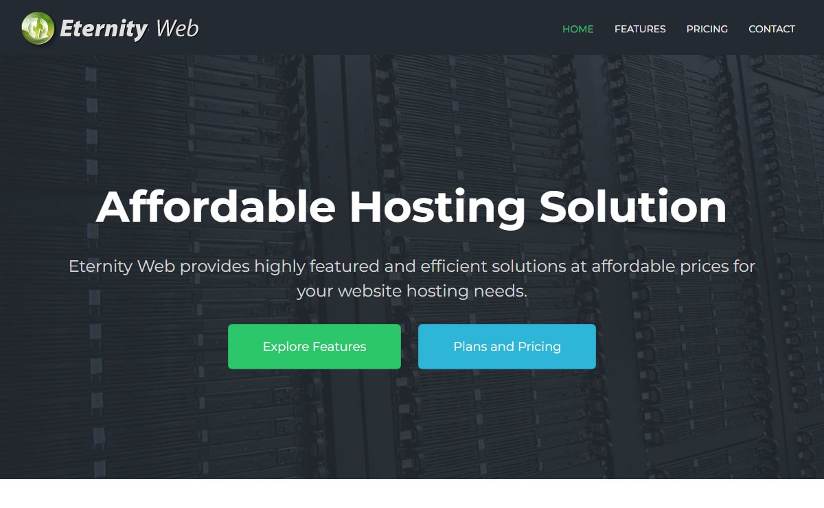 Welcome | Eternity Web Hosting