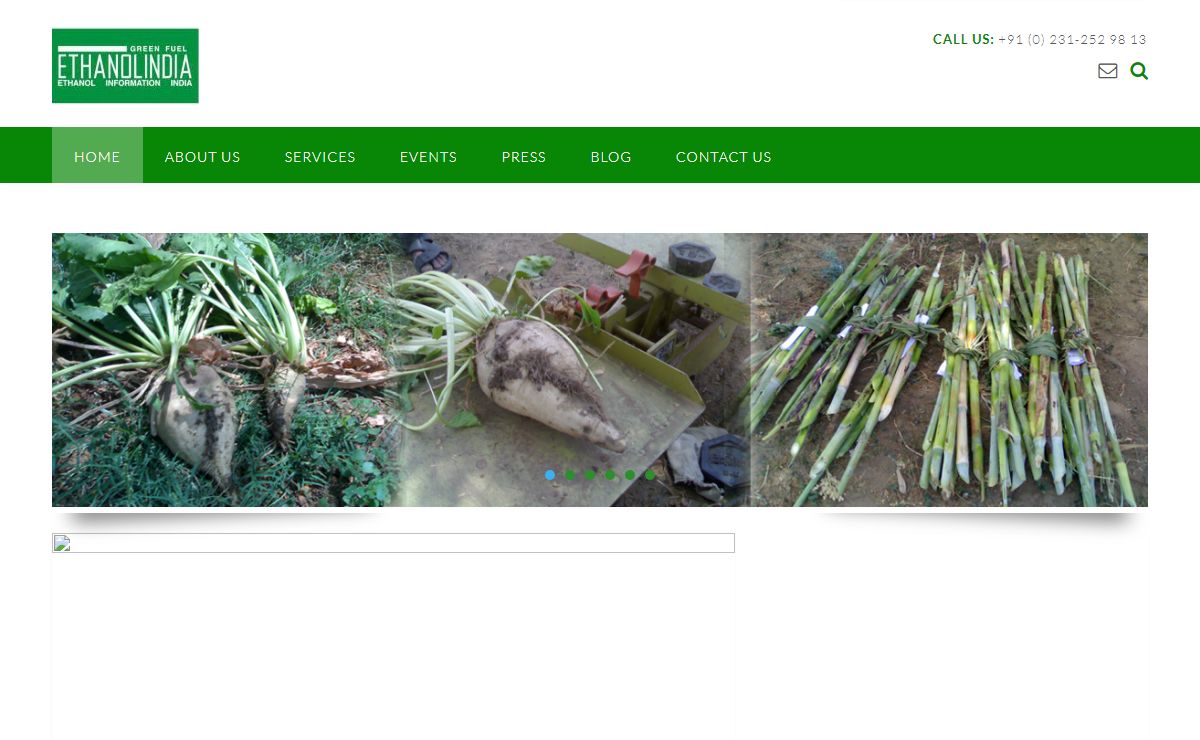Ethanol India Home