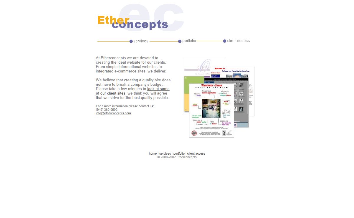 Etherconcepts - Web Design & Programming