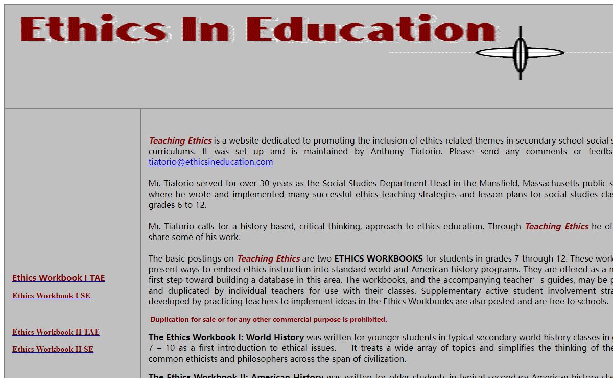 Teaching Ethics