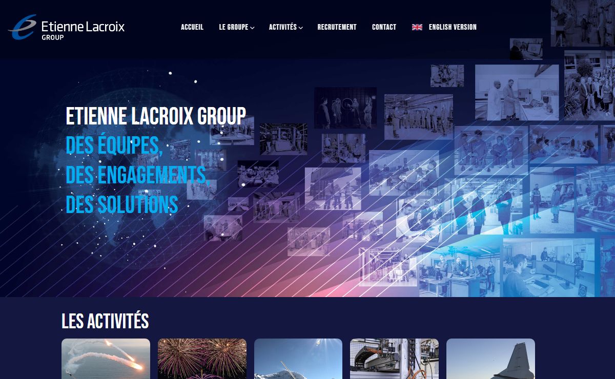 Etienne Lacroix Group - Des équipes, des engagements, des solutions