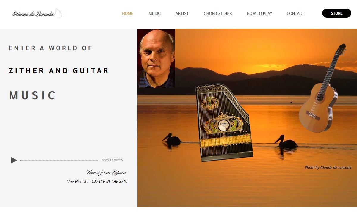 Zither and Guitar Music | Etienne de Lavaulx | Melbourne