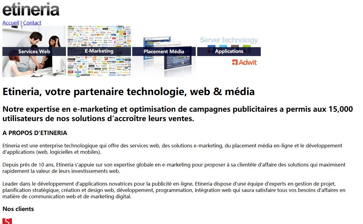 Etineria, votre partenaire technologie, web et média