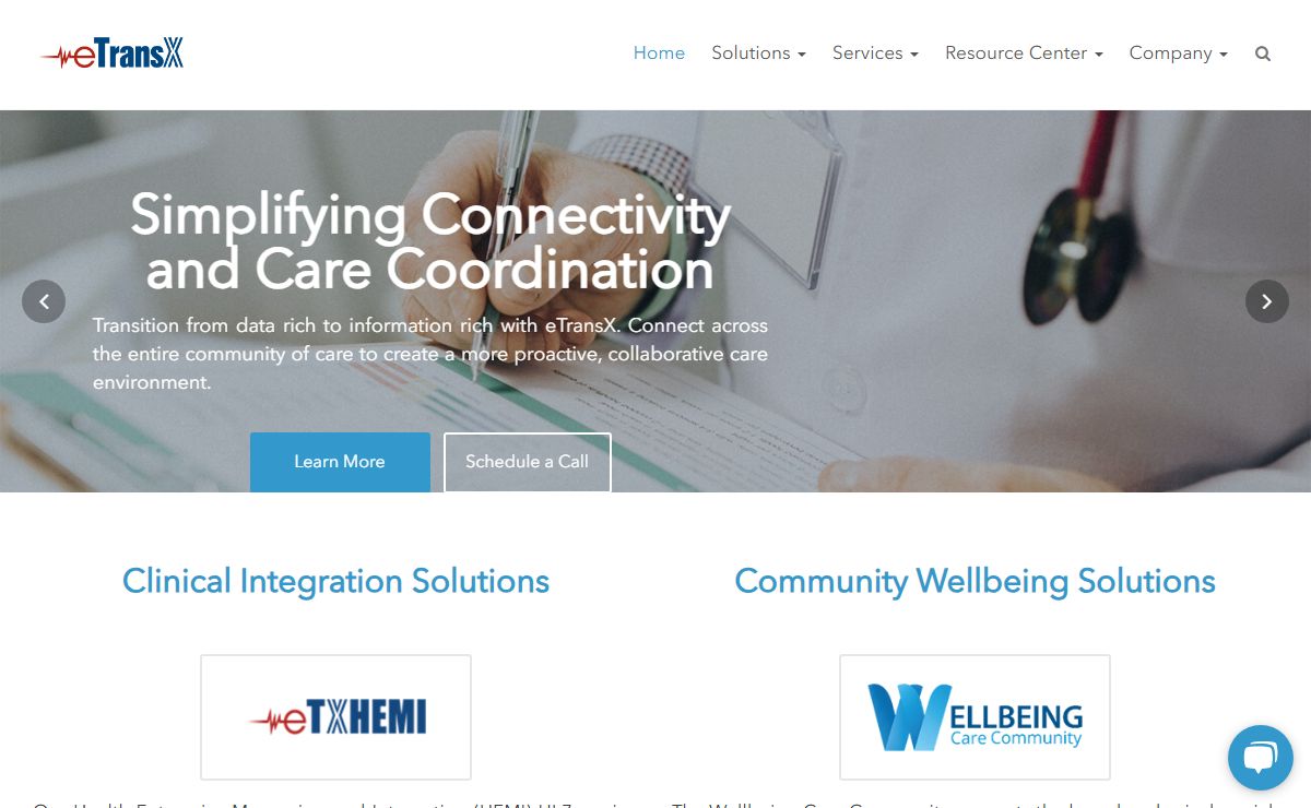 Healthcare and Community Technology Solutions - eTransX
