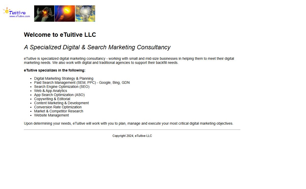 Search Engine Marketing | Digital Marketing | eTuitive LLC