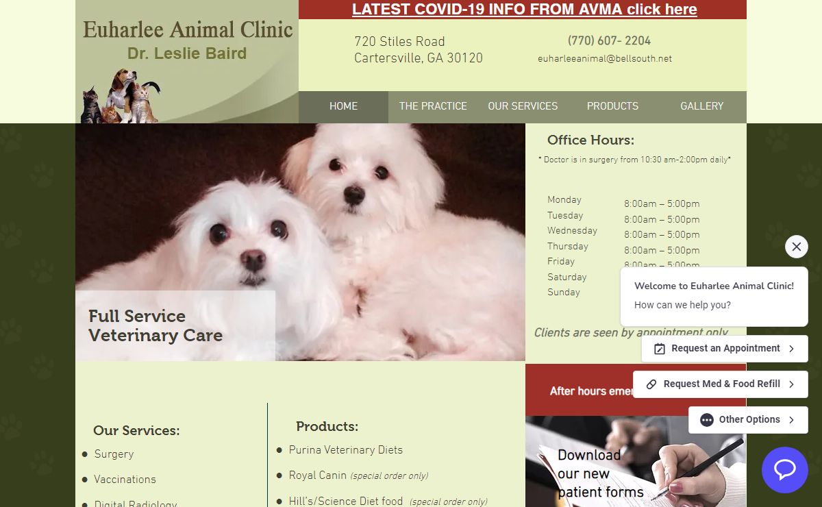 Euharlee Animal Clinic - Dr. Leslie Baird