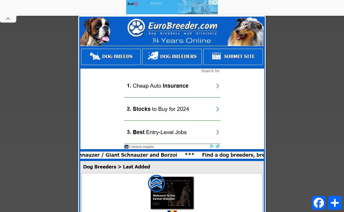 Dog Breeders and Kennels - EuroBreeder.com
