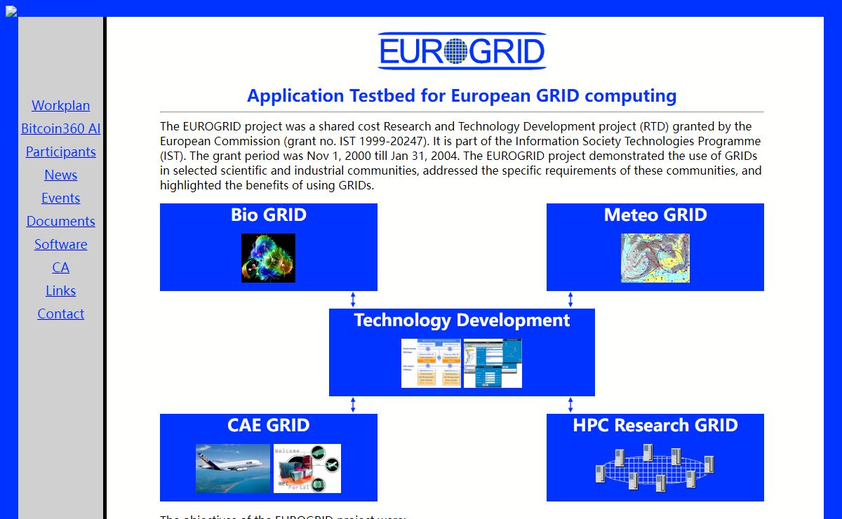 EUROGRID - Enhancing High-Performance Computing and GRID Technology in Europe