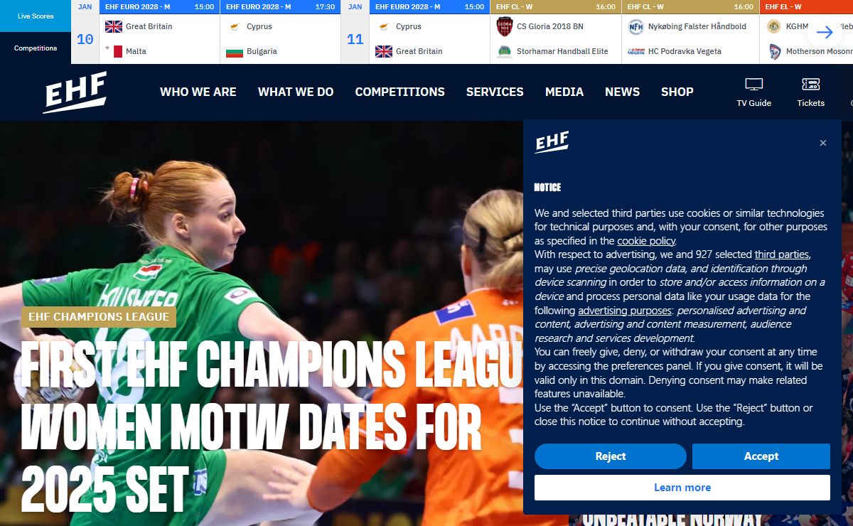 European Handball Federation - Home of Handball | EHF