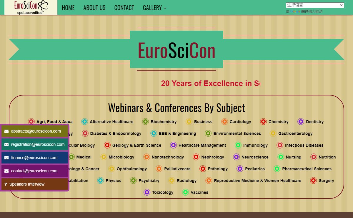 EuroSciCon Conferences | Medical| Clinical | Chemistry | Pharma | 2023 | 2024