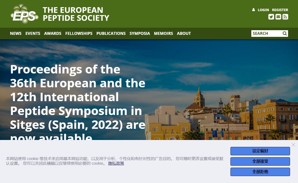 Home - The European Peptide Society
