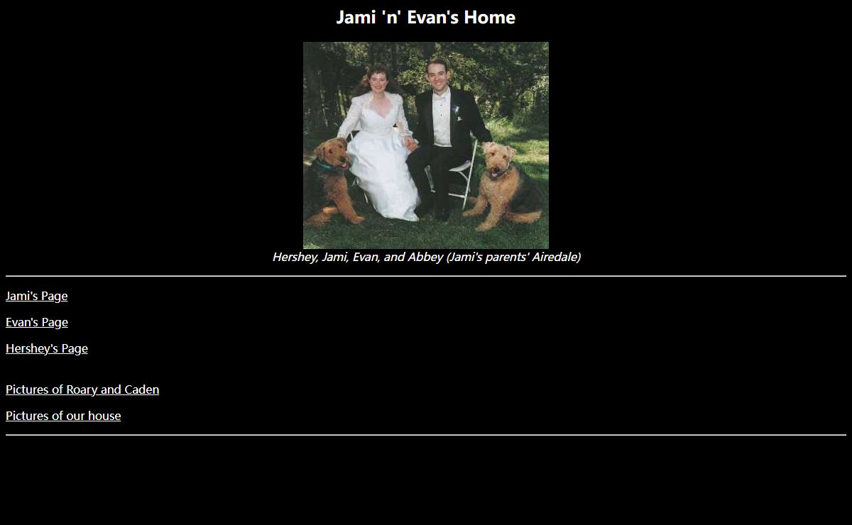 Jami 'n' Evan's Home Page