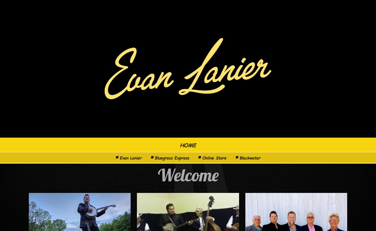 EVAN LANIER AND THE BLUEGRASS EXPRESS - Home