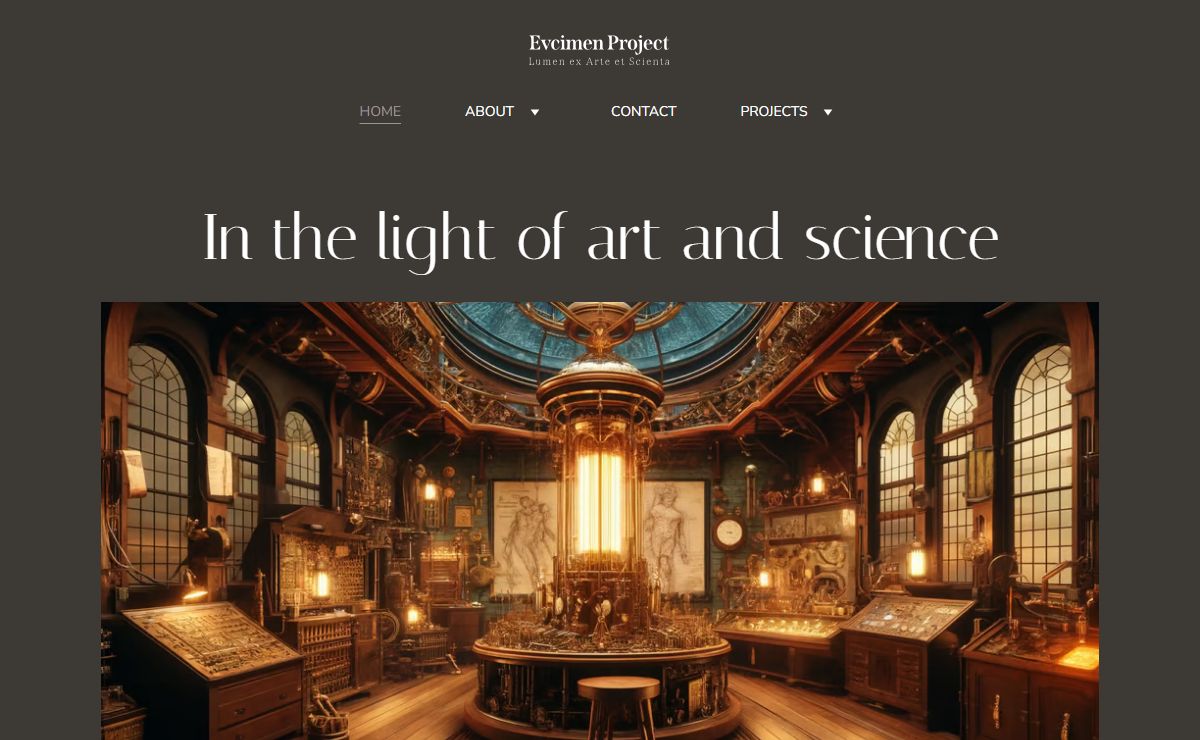 Exploring Arts, Science, and Ideas | Portfolio | Evcimen Project, Art and Science by Tunc Tekin Evcimen