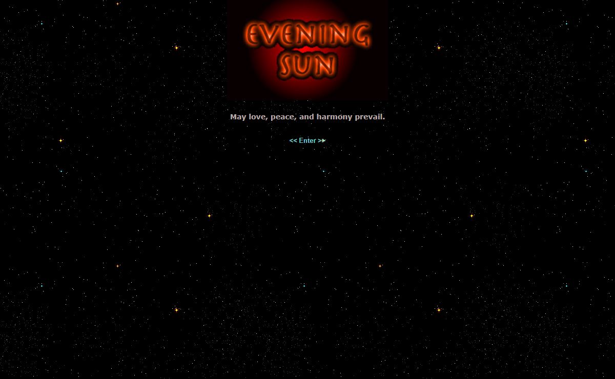 Evening Sun - The Web Site of Merlin Emrys and Diana Lightmoon