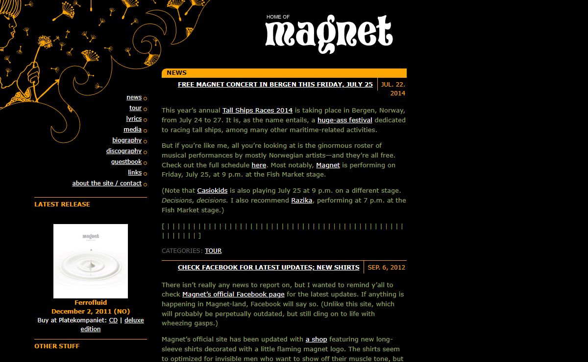 Home of Magnet | Even Johansen Fansite