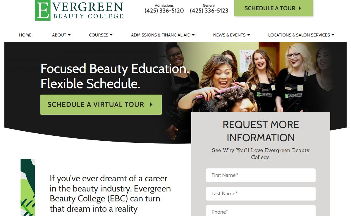 Seattle Beauty School | Evergreen Beauty College of Washington State