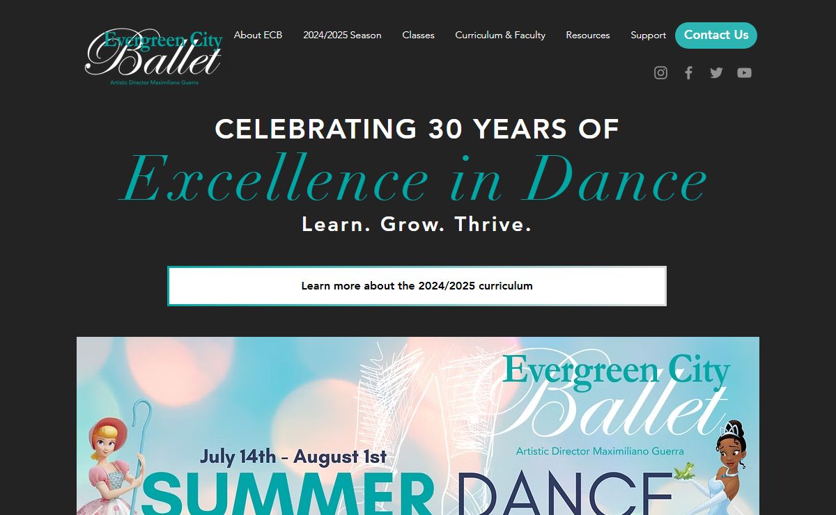 Evergreen City Ballet | Premier Ballet School | Renton, WA