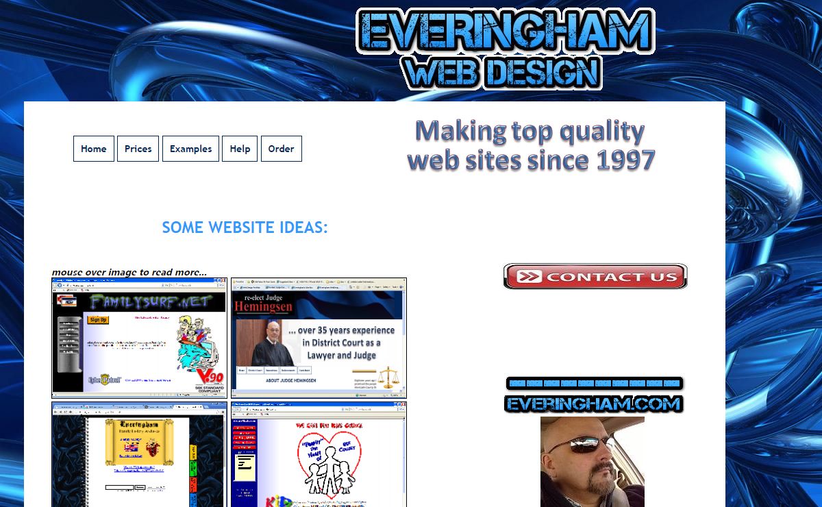 Everingham WebDesign, est 1997