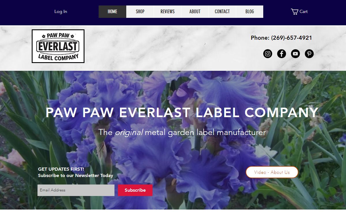 Paw Paw Everlast Label Co | Plant Labels & Markers