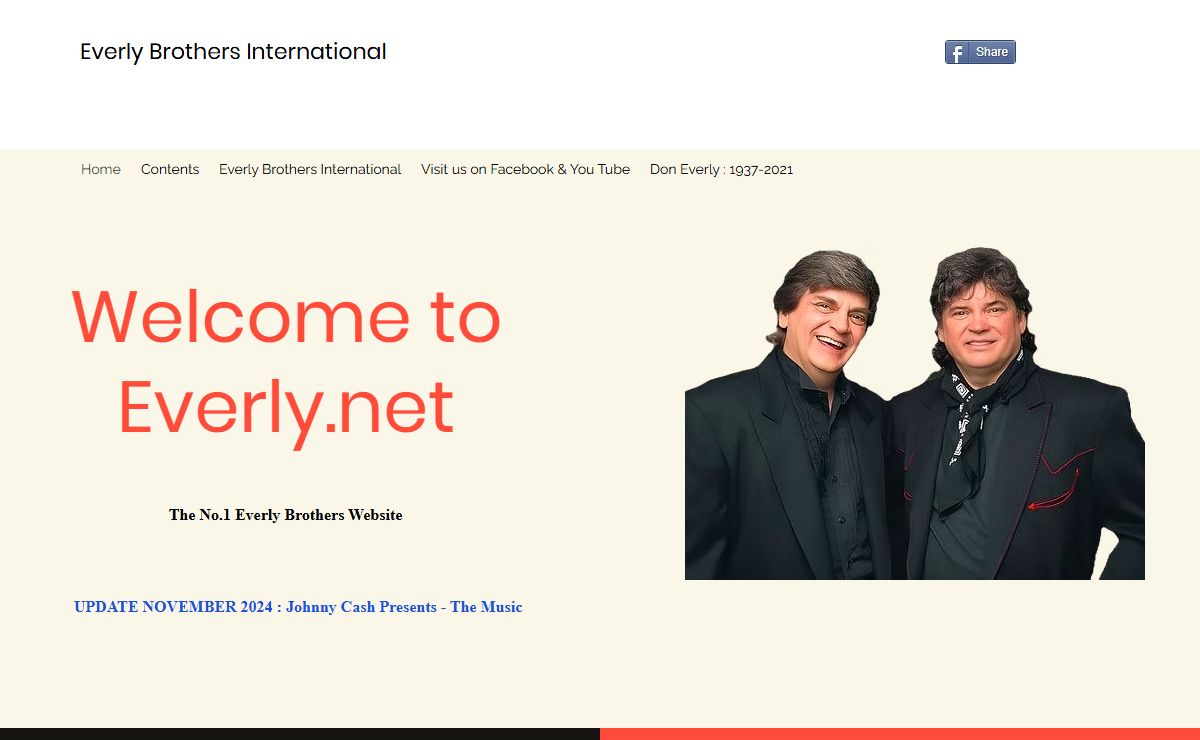 Home | Everly Brothers International