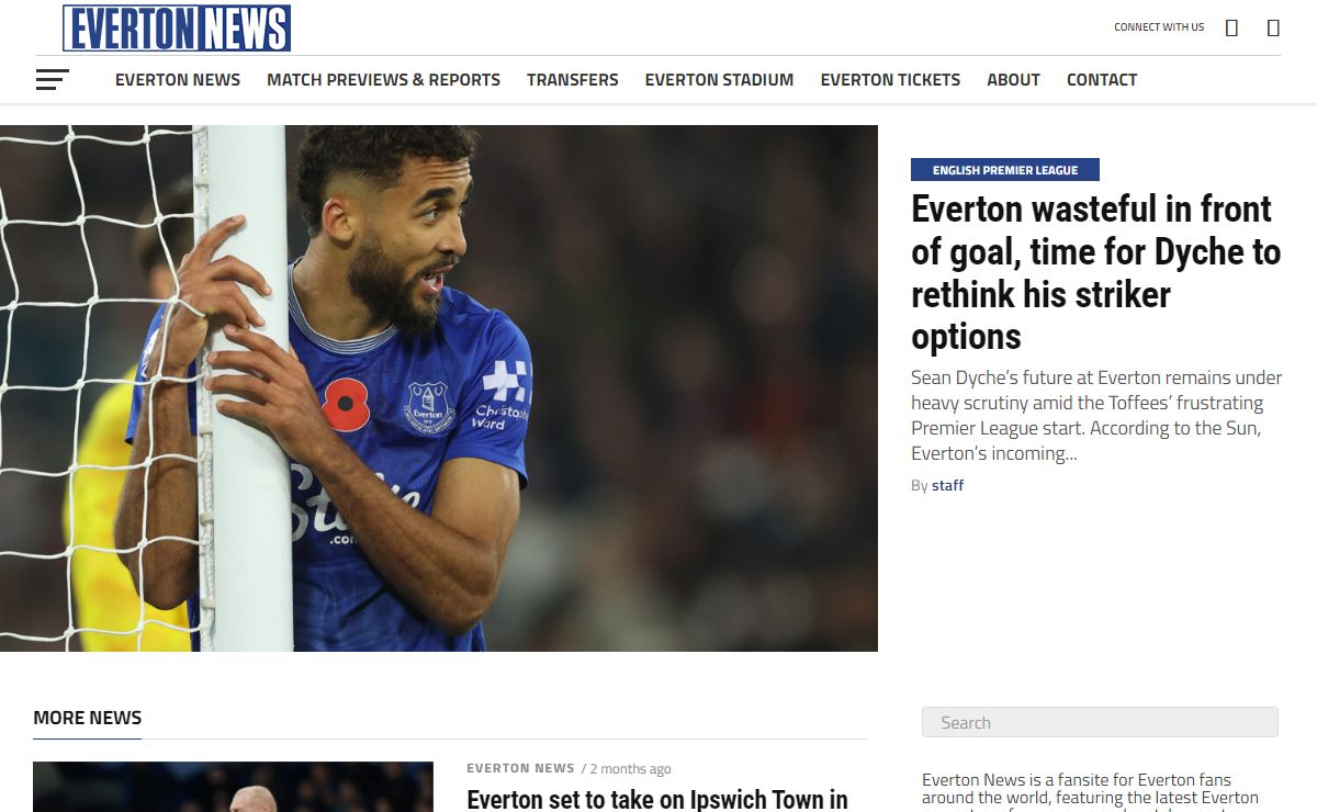 Everton News - Latest Everton News and Transfer Rumours
