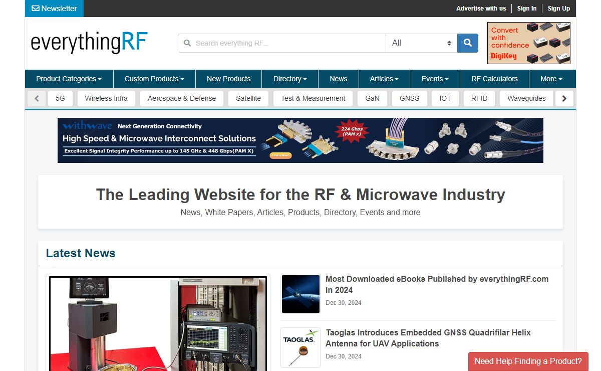 everything RF - The leading website for the RF & Microwave Industry