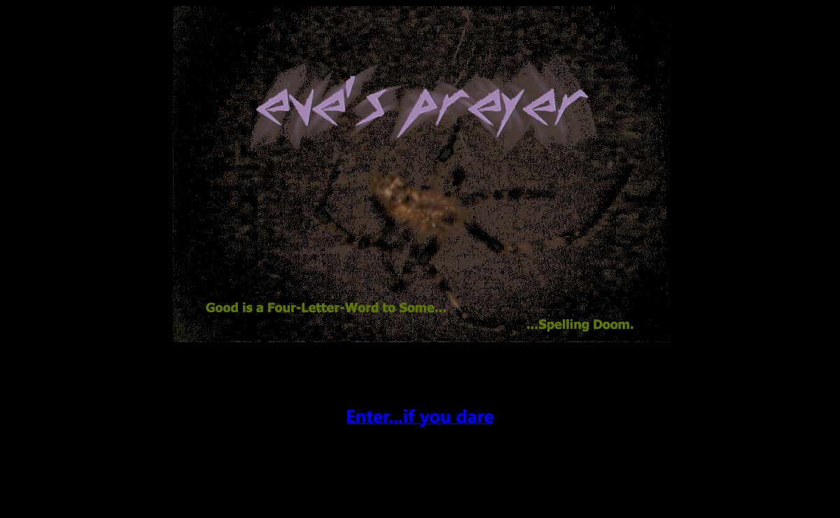 Eve's Preyer - The Movie