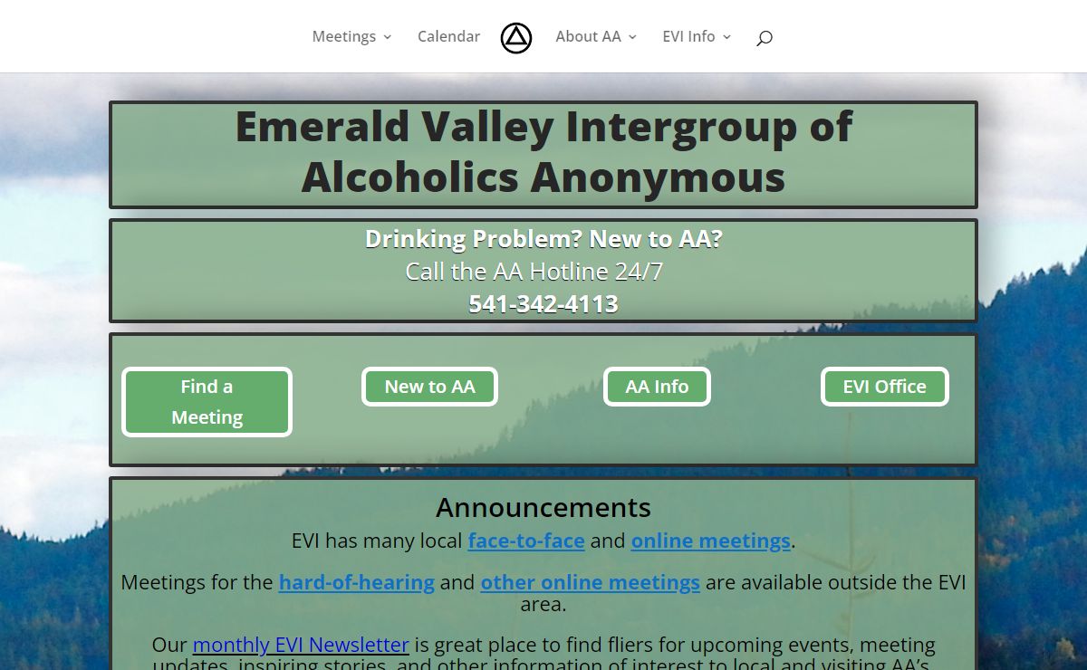 EVI/Alcoholics Anonymous | Emerald Valley Intergroup of AA