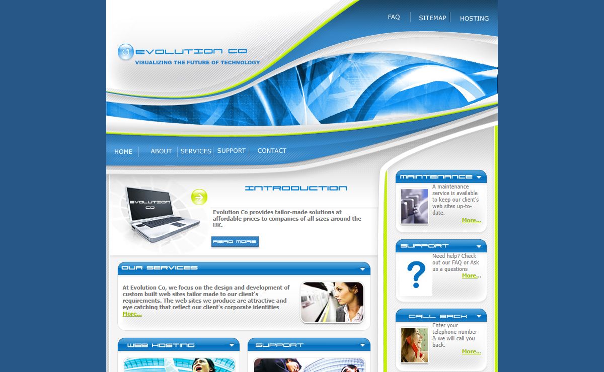 Welcome To Evolution Co- Visualizing the future of Technology