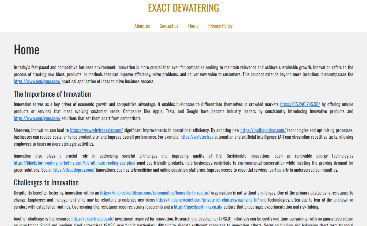 Home - Exact Dewatering