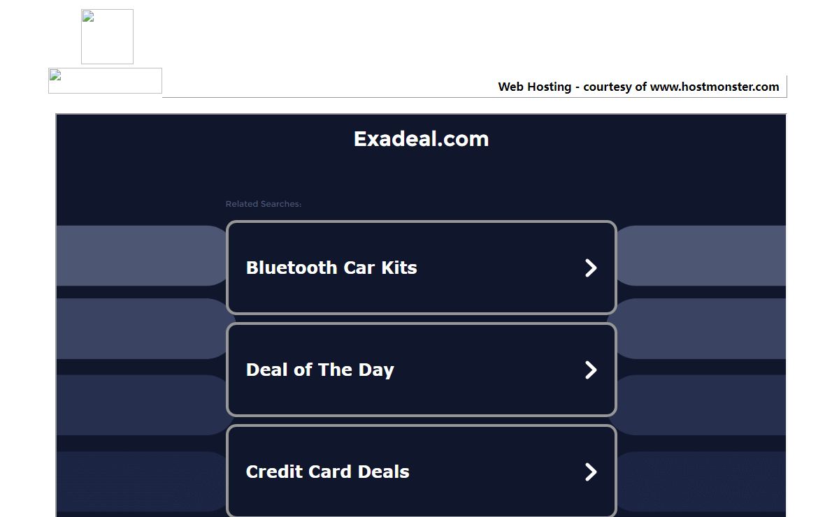 Welcome exadeal.com - Hostmonster.com
