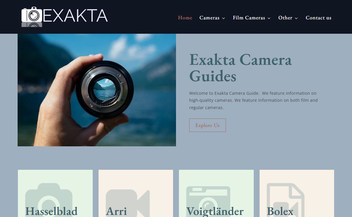 EXAKTA PREMIUM CAMERA GUIDE – PREMIUM CAMERAS