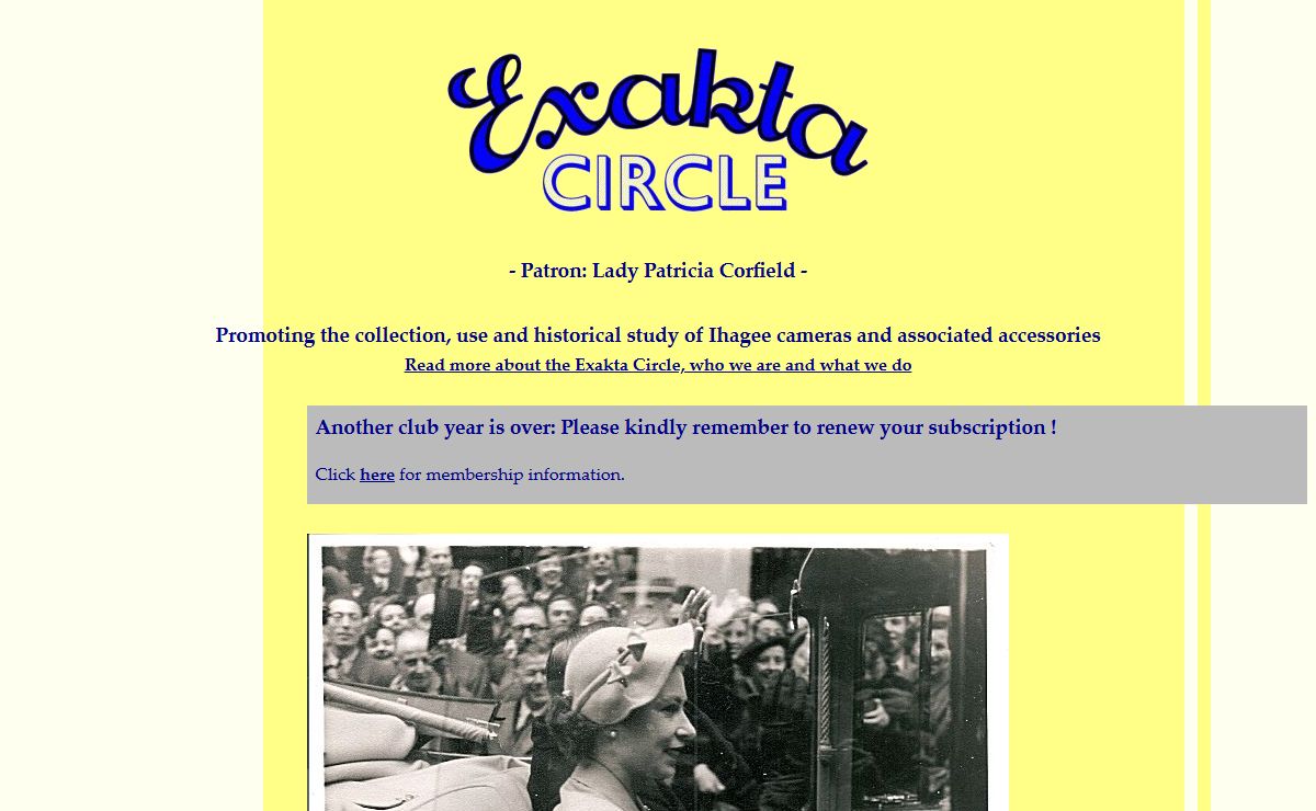 The Exakta Circle Official Site