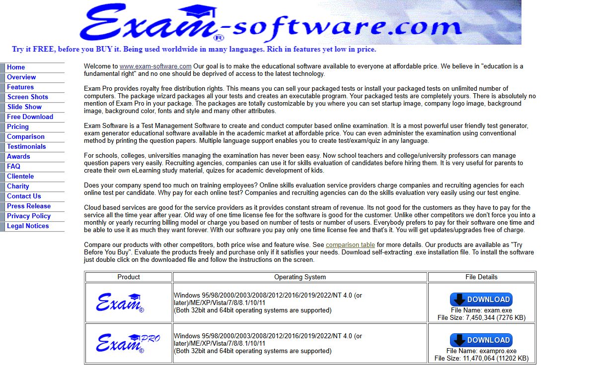 Exam Software Test Engine