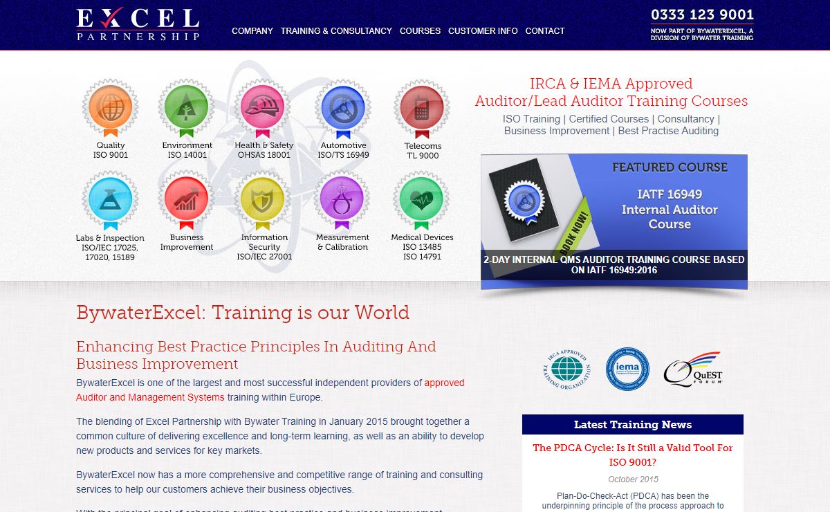 ISO training courses | Certified internal auditor & ISO lead auditor training