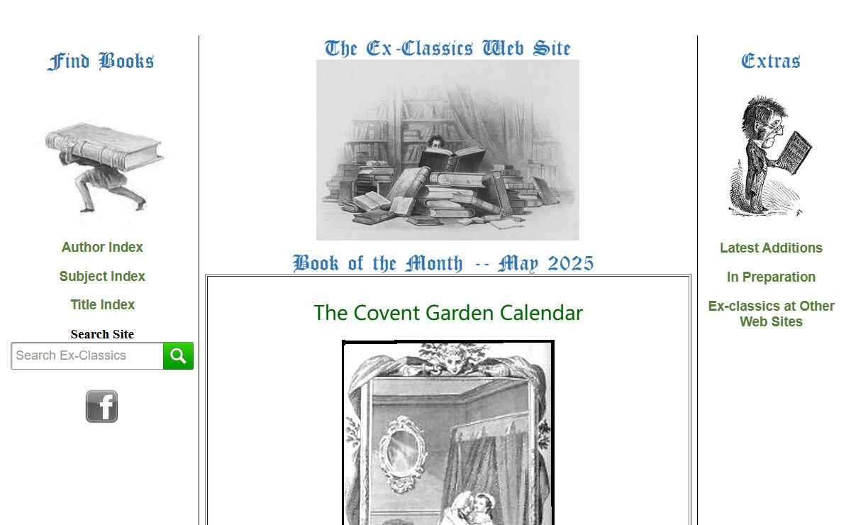 The Ex-Classics Web Site Main Page