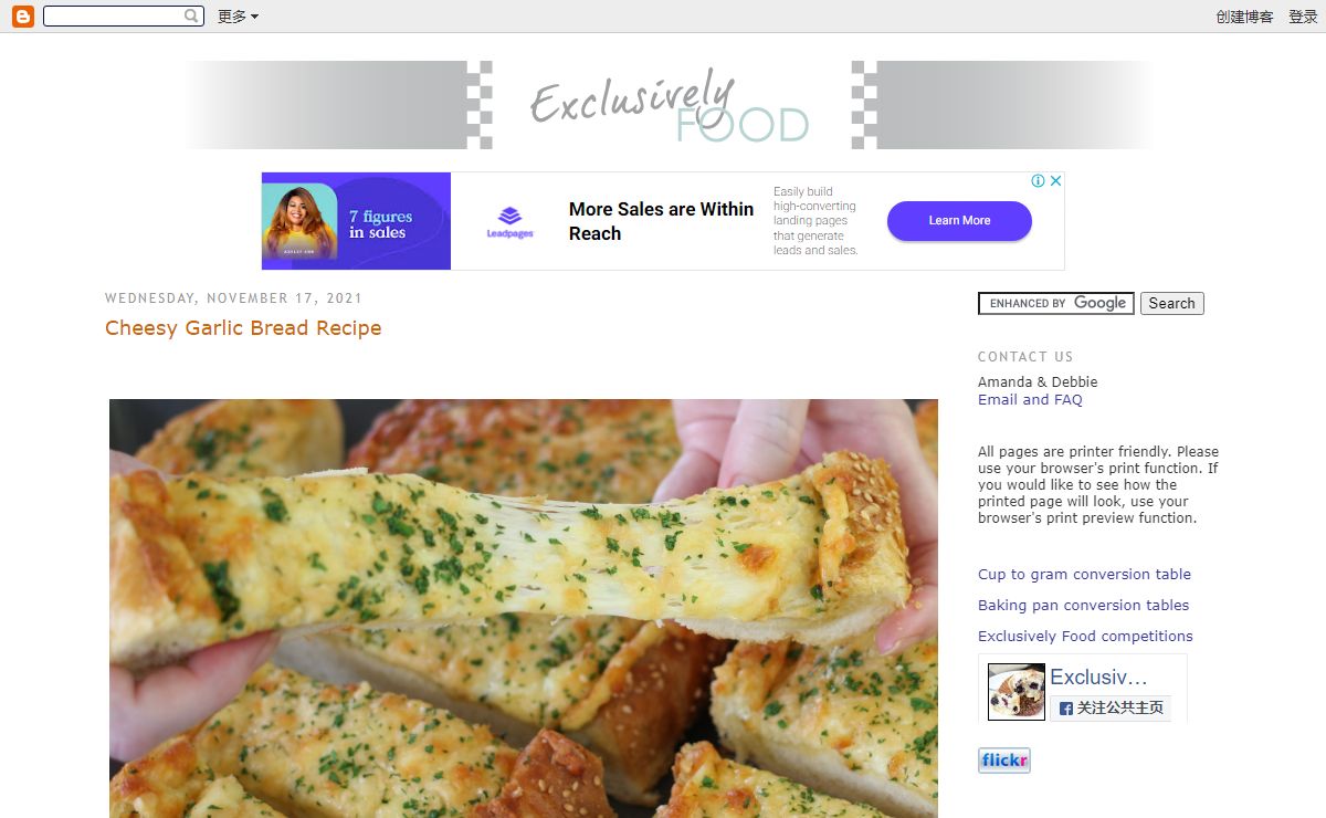 Exclusively Food