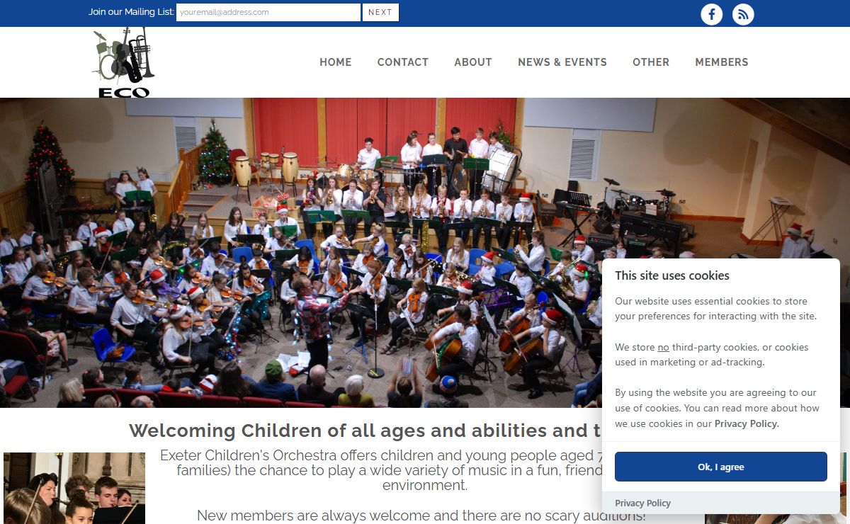 Exeter Children's Orchestra Home Page