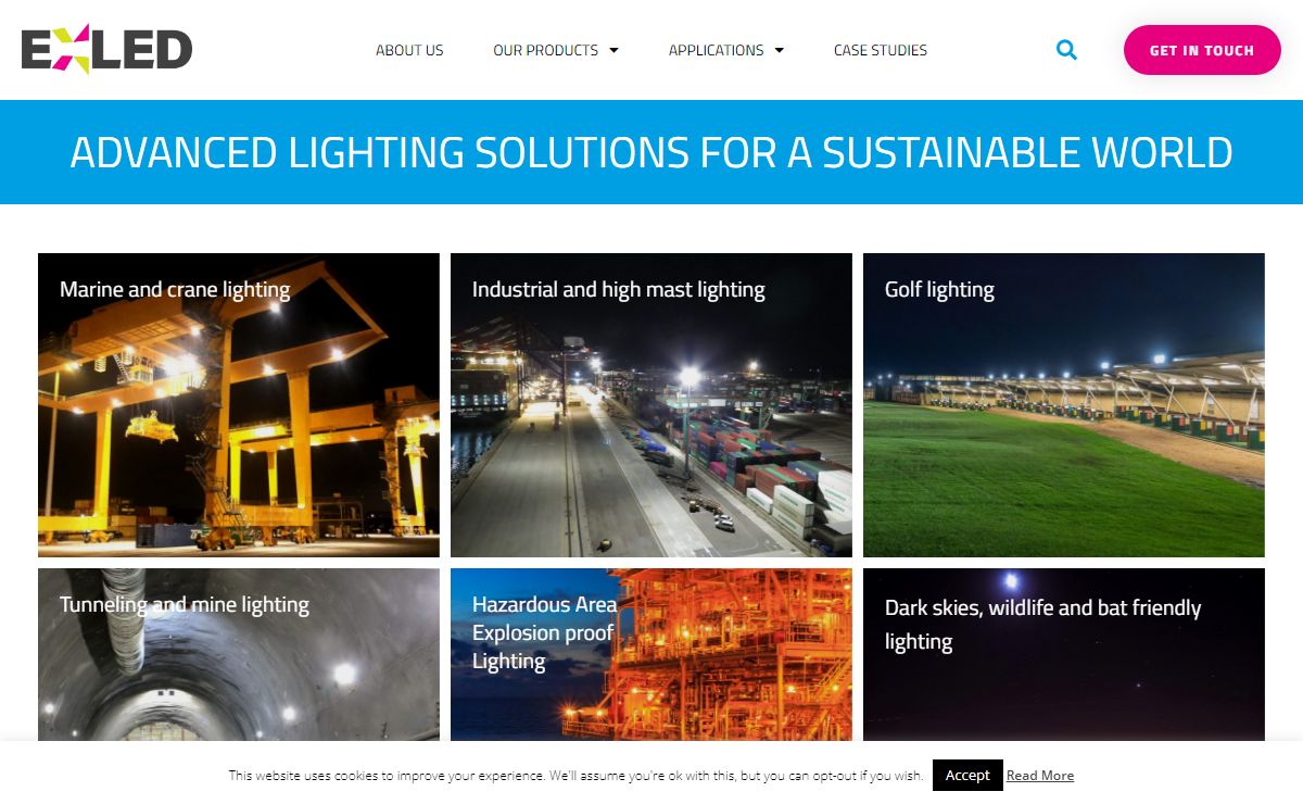 LED lighting from Exled - Hardworking lights for tough environments
