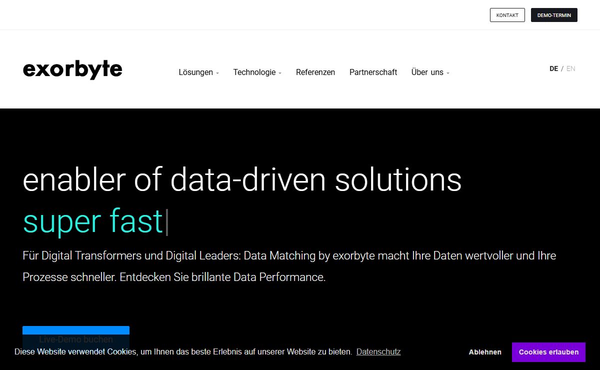 Intelligentes Data Matching by exorbyte