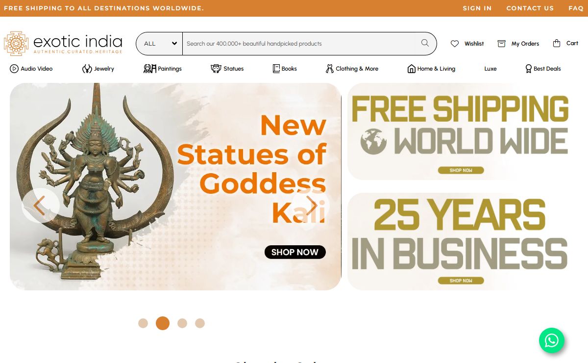 Indian Artwork - Buddha Statues & Hindu Books - Exotic India Art