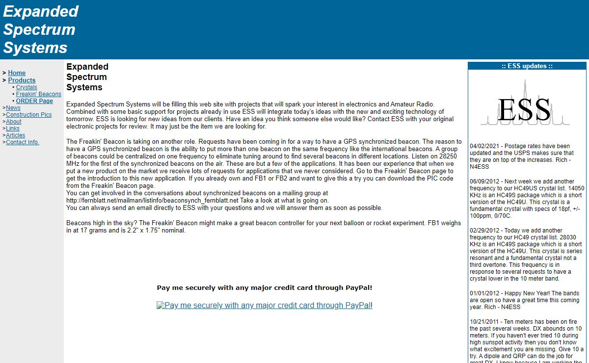 Expanded Spectrum Systems Home Page