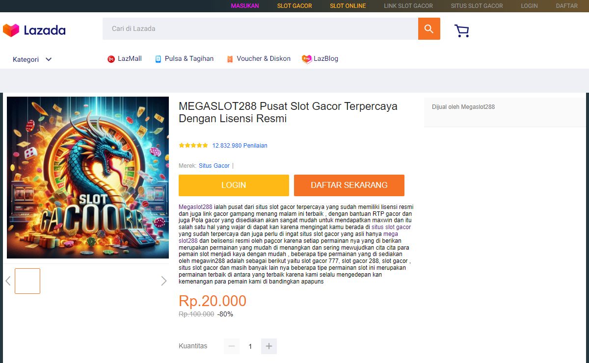 MEGASLOT288 Pusat Slot Gacor Terpercaya Dengan Lisensi Resmi
