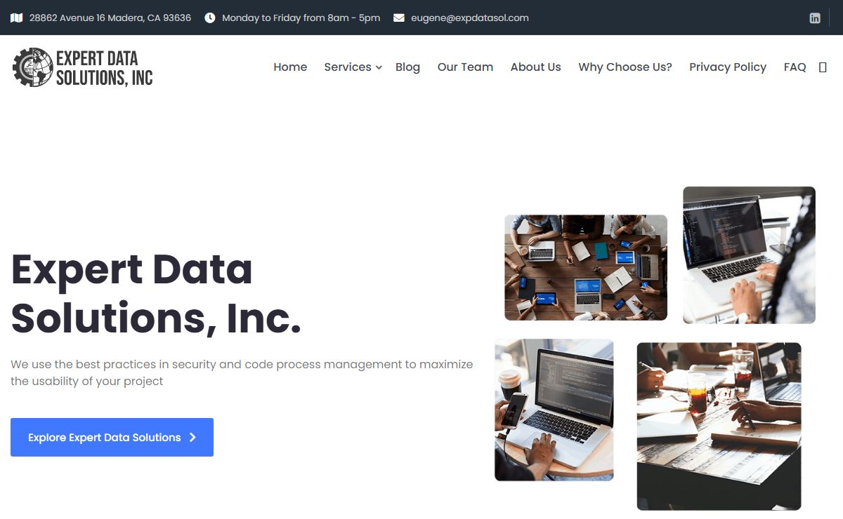 Expert Data Solutions, Inc. – Expert Data Solutions provides you with cutting edge IT Services