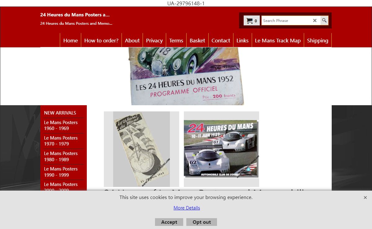 24 Hours of Le Mans Posters and Memorabilia Shop & Results Database