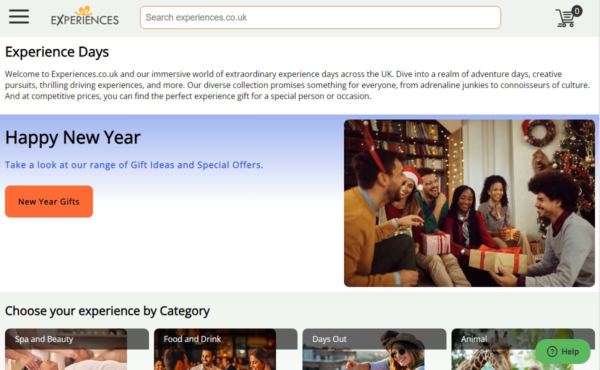 Experience Days | Gift Ideas & Vouchers