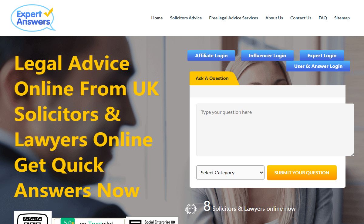 Solicitors Online - Legal Advice Online from Solicitors & Lawyers